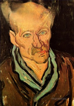  Hospital Canvas - Portrait of a Patient in Saint Paul Hospital Vincent van Gogh